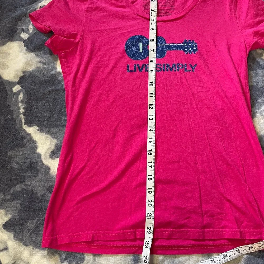 Patagonia “Live Simply” Guitar Tee – Women’s Medium - Picture 4 of 4
